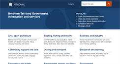 Desktop Screenshot of nt.gov.au