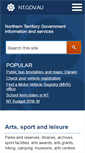 Mobile Screenshot of nt.gov.au