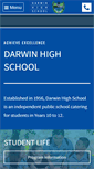 Mobile Screenshot of darwinhigh.nt.edu.au