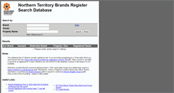 Desktop Screenshot of brand.primaryindustry.nt.gov.au