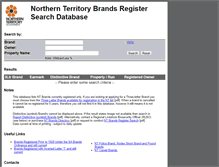 Tablet Screenshot of brand.primaryindustry.nt.gov.au