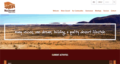 Desktop Screenshot of macdonnell.nt.gov.au