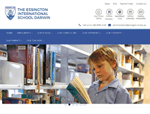 Tablet Screenshot of essington.nt.edu.au