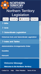 Mobile Screenshot of legislation.nt.gov.au