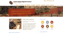 Desktop Screenshot of centraldesert.nt.gov.au