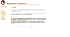 Desktop Screenshot of grantscommission.nt.gov.au