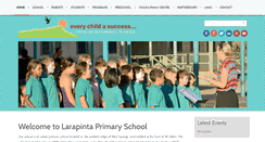 Desktop Screenshot of larapintaprimary.nt.edu.au