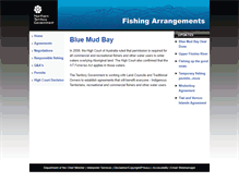 Tablet Screenshot of fishing.nt.gov.au